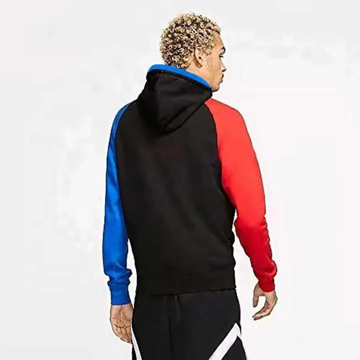 ربيع مخطط غنطة كبيرة الحجم هوديي مع شورت صوفي للرجال أسود هوديس وبلوزات للرجال Men's Black Striped Oversized Hoodie with Fleece Shorts Men's Hoodies &amp; Sweatshirts