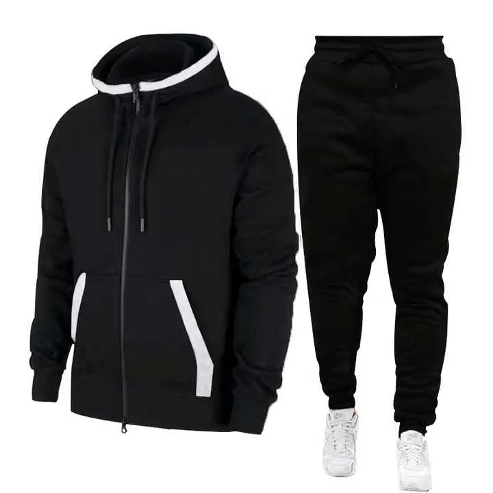 ربيع مخطط غنطة كبيرة الحجم هوديي مع شورت صوفي للرجال أسود هوديس وبلوزات للرجال Men's Black Striped Oversized Hoodie with Fleece Shorts Men's Hoodies &amp; Sweatshirts