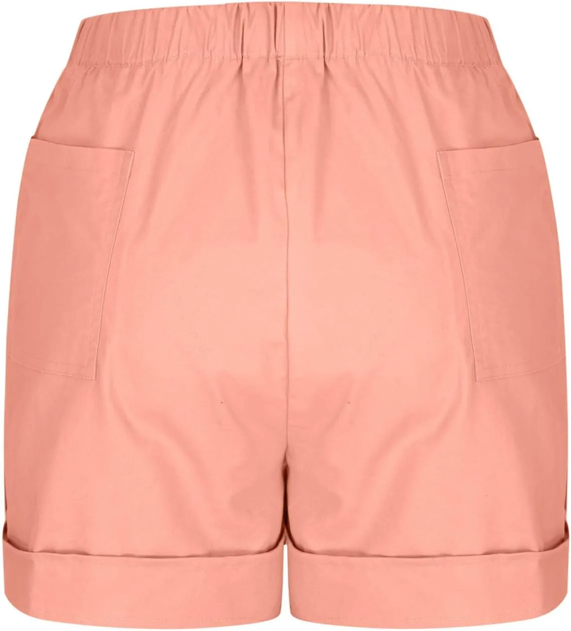 2025 Women's Cargo Shorts Casual Summer Elastic High Waisted Shorts Athletic Hiking Outdoor Outfits with Pockets
