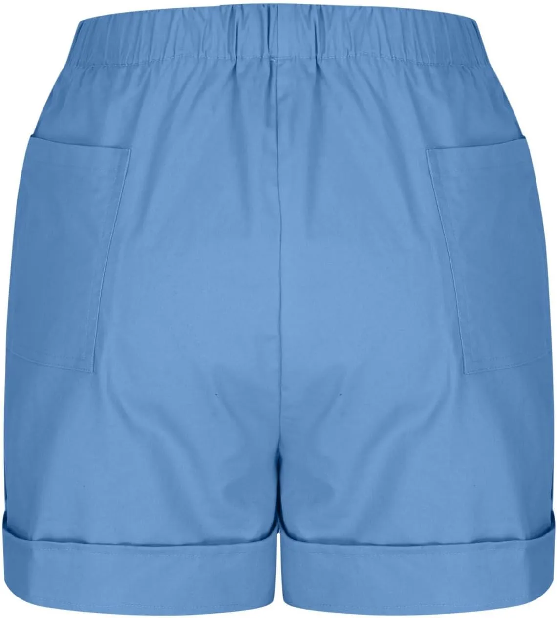 2025 Women's Cargo Shorts Casual Summer Elastic High Waisted Shorts Athletic Hiking Outdoor Outfits with Pockets