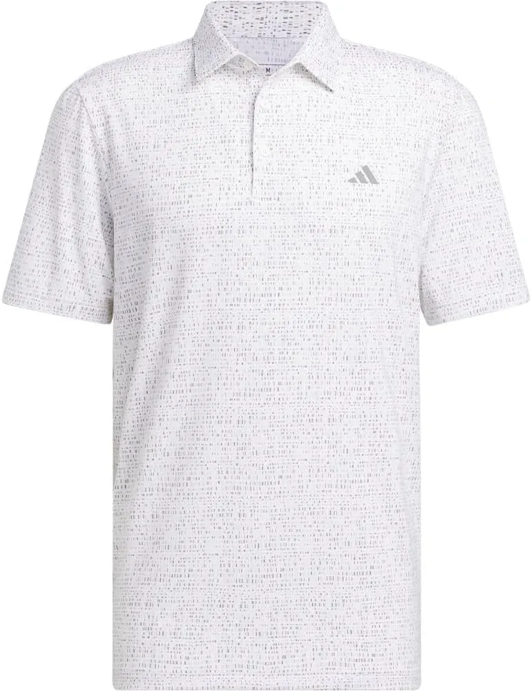 adidas Men's Ultimate365 Power Grid Print Polo Shirt