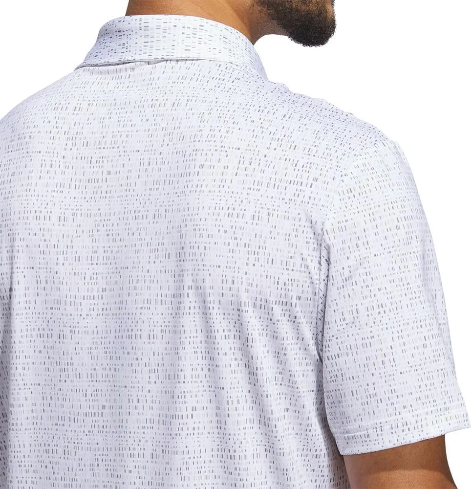 adidas Men's Ultimate365 Power Grid Print Polo Shirt