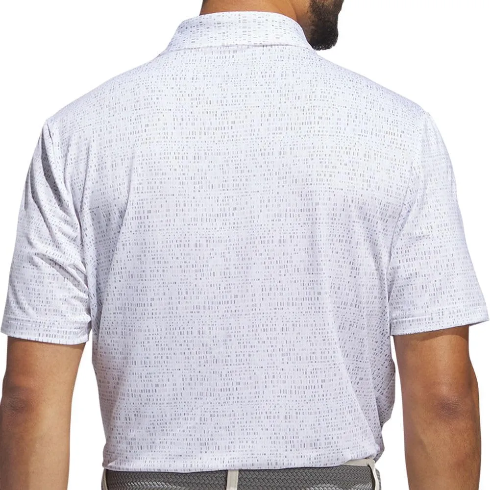 adidas Men's Ultimate365 Power Grid Print Polo Shirt