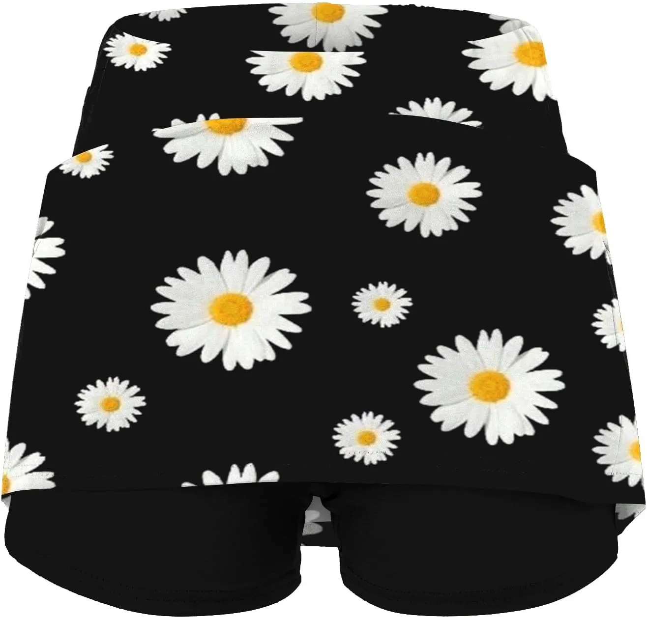 aihihe Golf Skirts for Women with Shorts Pink Dress Shorts Black Cotton Linen Skirt Women