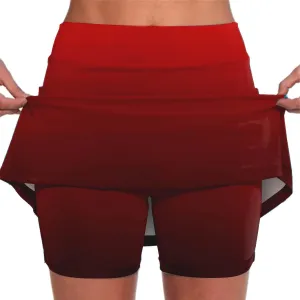 aihihe Golf Skirts for Women with Shorts Pink Dress Shorts Black Cotton Linen Skirt Women