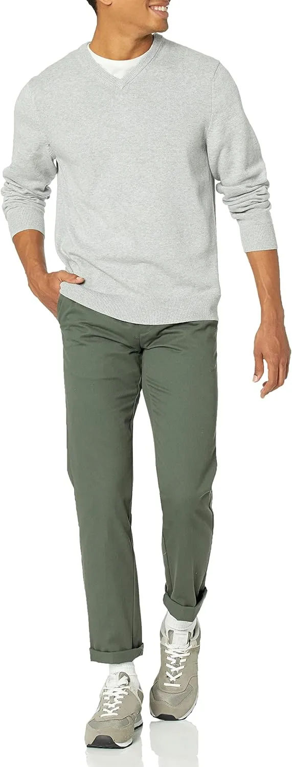 Amazon Essentials Men's V-Neck Sweater (Available in Big & Tall)