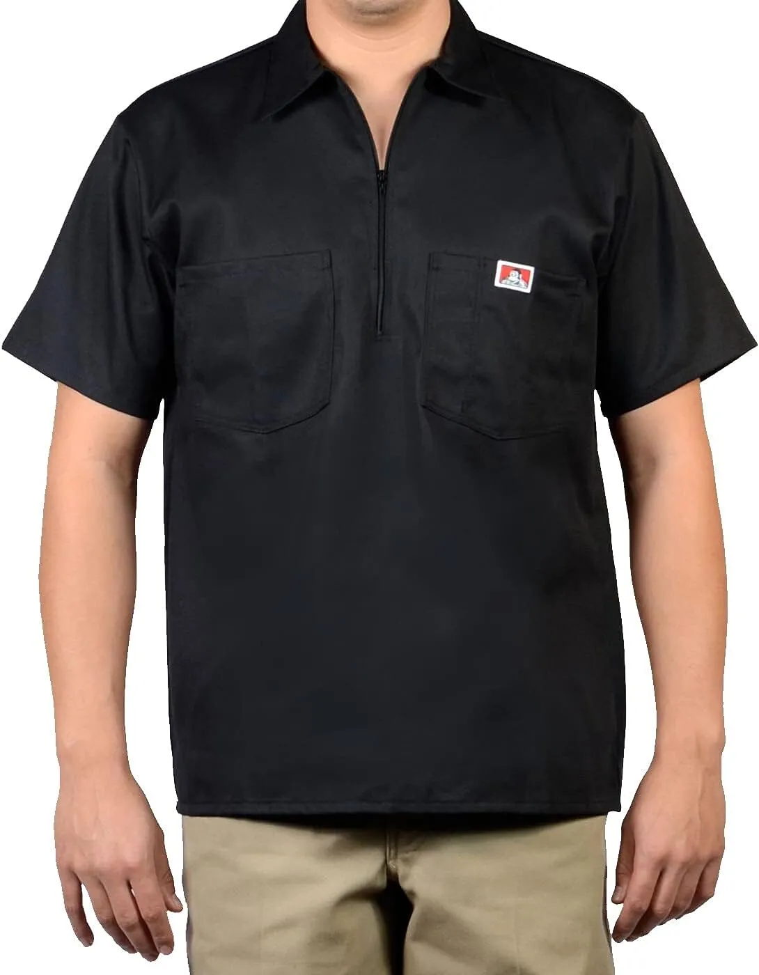 Ben Davis Short Sleeve 1/2 Zip Shirt
