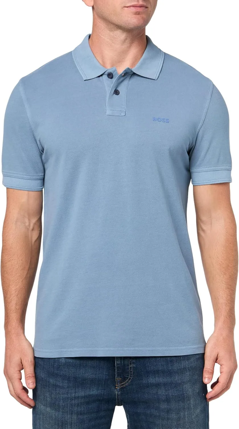 BOSS Men's Basic Short Sleeve Pique Polo Shirt