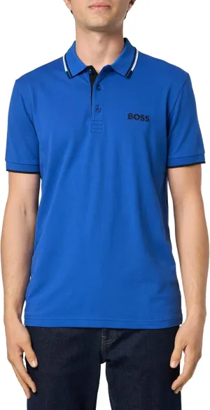 BOSS Men's Paddy Pro Stretch Pique Polo Shirt
