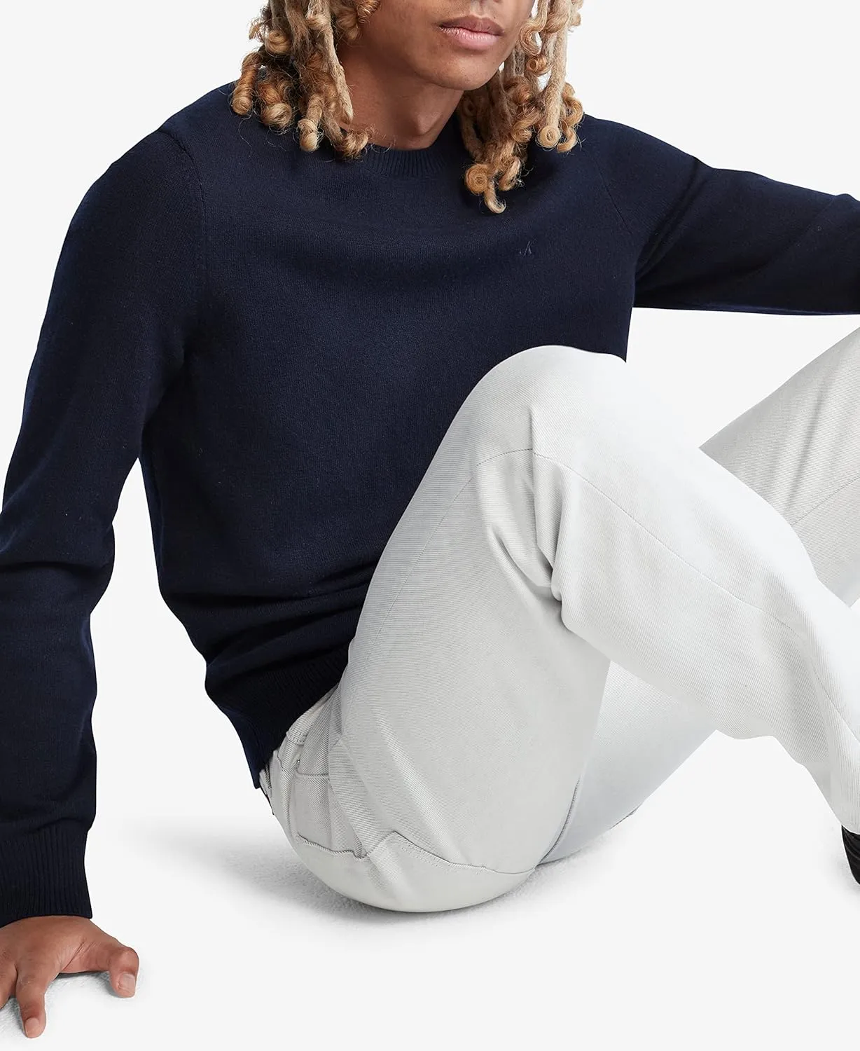 Calvin Klein Men's Merino Wool Blend Crewneck Sweater