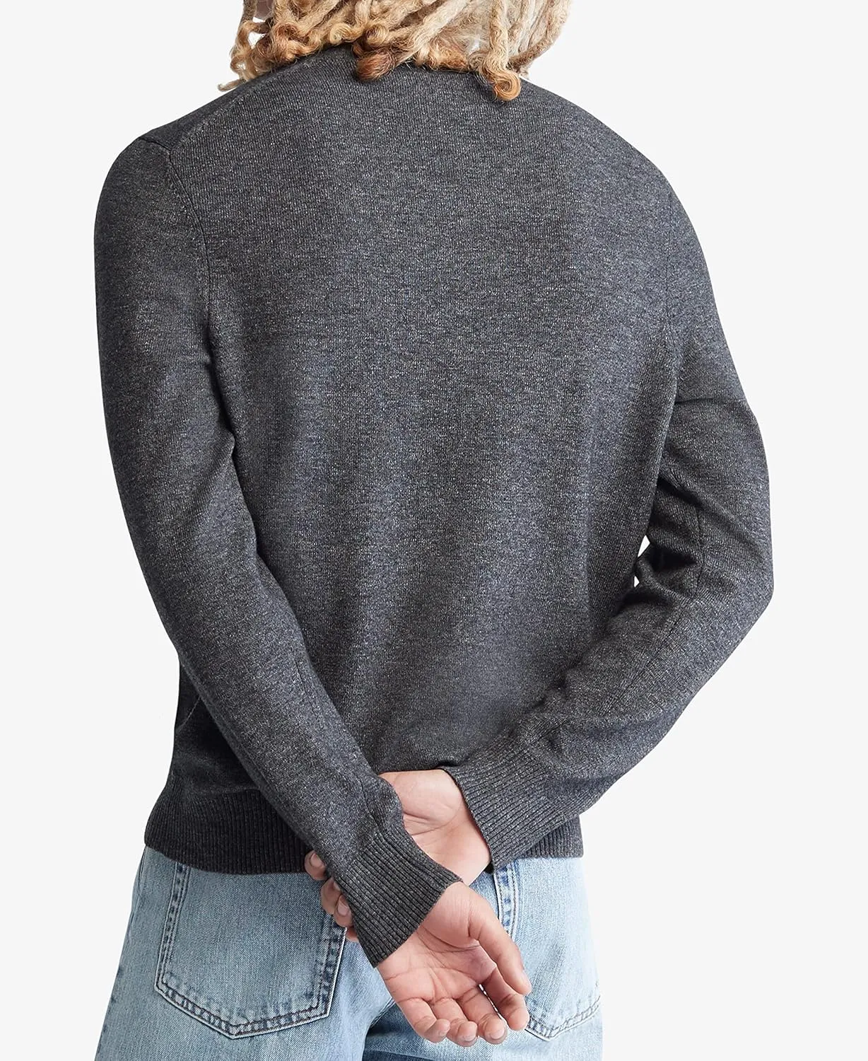 Calvin Klein Men's Merino Wool Blend Crewneck Sweater