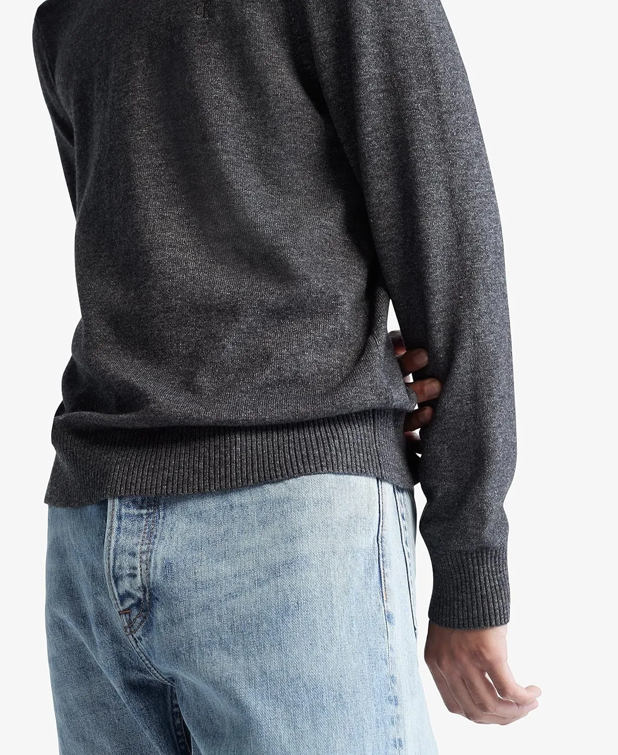 Calvin Klein Men's Merino Wool Blend Crewneck Sweater