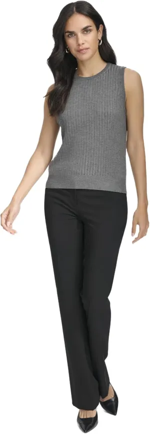 Calvin Klein Women's Sleeveless Round Neck Knit Sweater