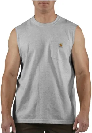 Carhartt Men's Workwear Pocket Sleeveless Midweight T-Shirt
