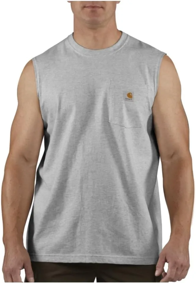 Carhartt Men's Workwear Pocket Sleeveless Midweight T-Shirt