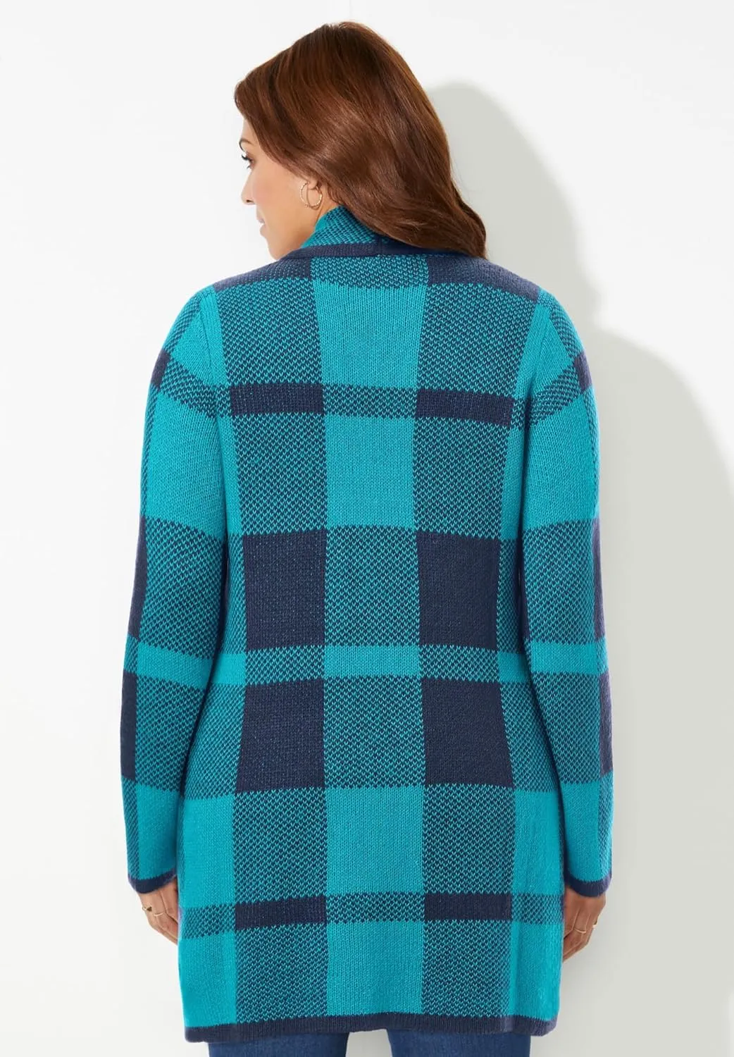 Catherines Women's Plus Size Country Village Sweater Cardigan