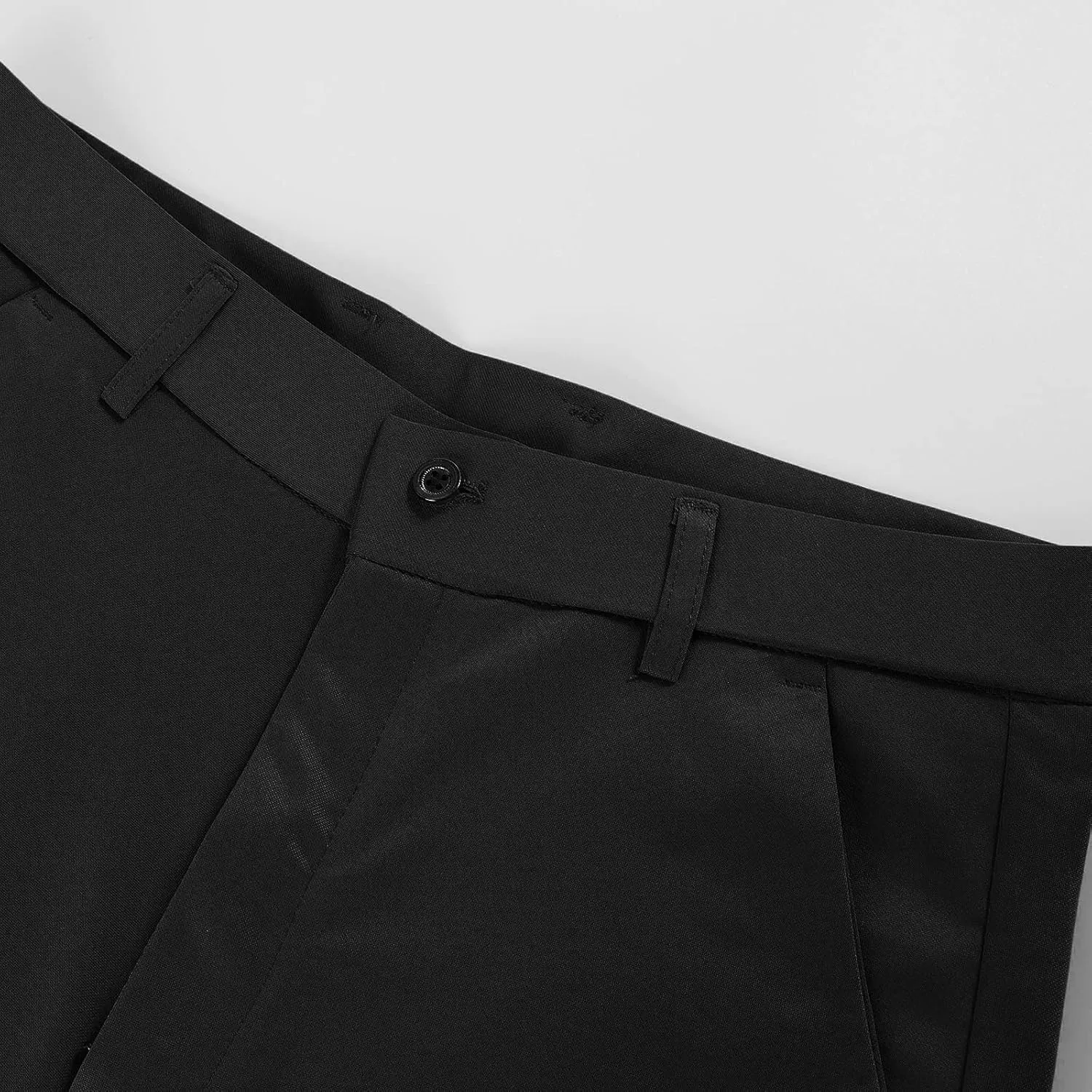 CRNTCEM Mens Straight Chino Pants Slim Fit Work Dress Pants Summer Thin Casual Sports Golf Trousers Soft Business Suit Pants