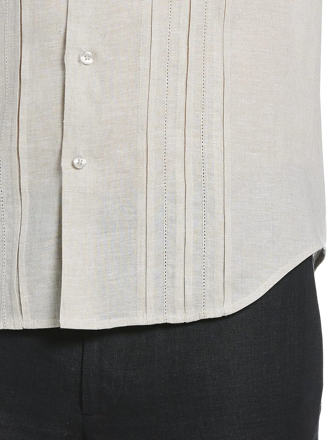 Cubavera Men's Long Sleeve Triple Tuck Emb Shirt