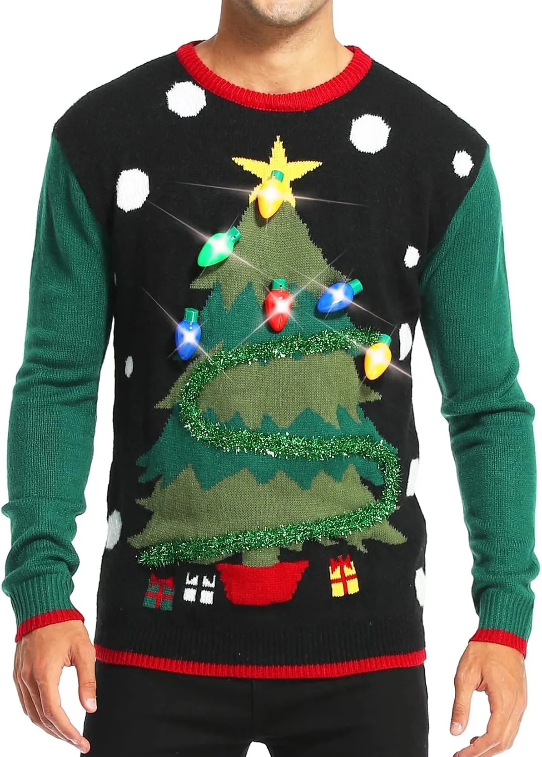 *daisysboutique* Men's Holiday Reindeer Snowman Santa Snowflakes Sweater