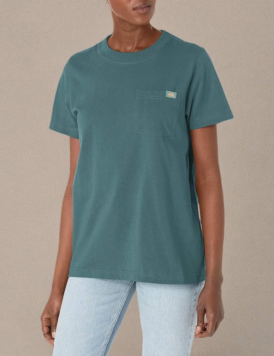 Dickies Women's Short Sleeve Heavyweight Pocket T-Shirt