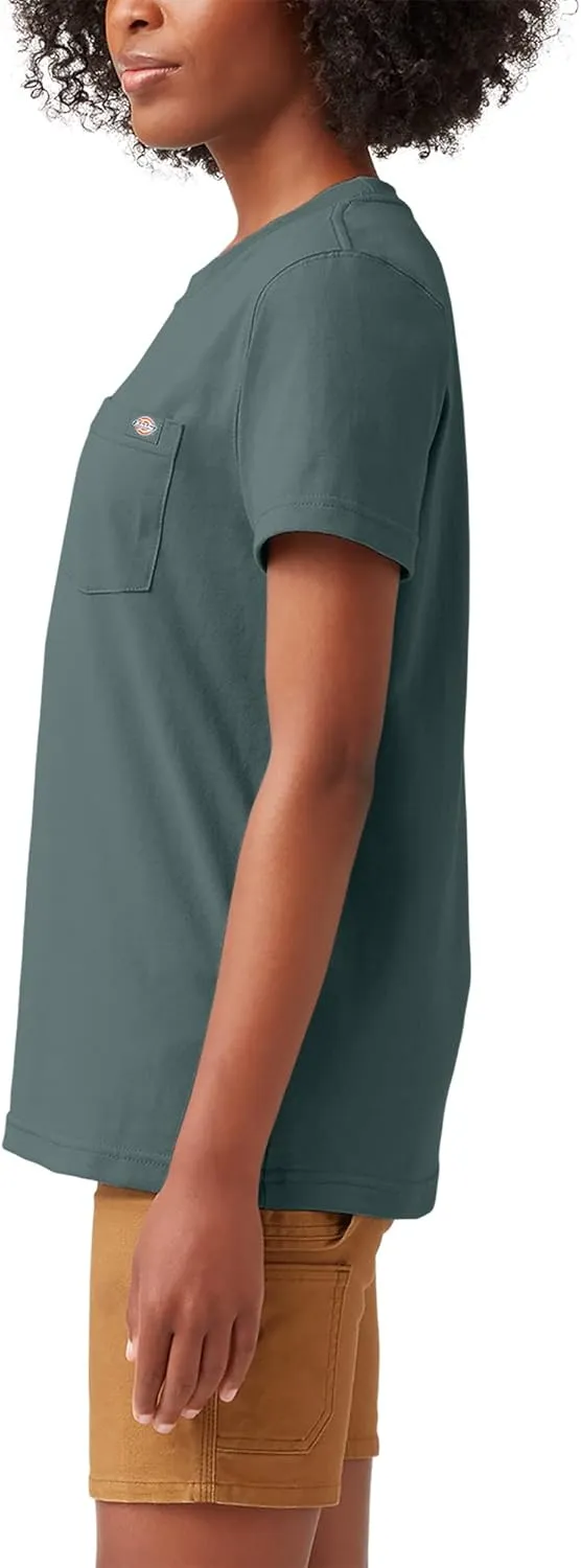 Dickies Women's Short Sleeve Heavyweight Pocket T-Shirt
