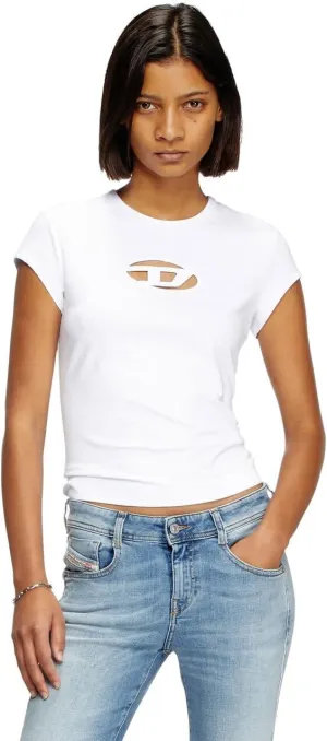Diesel T-Angie T-Shirt with Peekaboo Logo