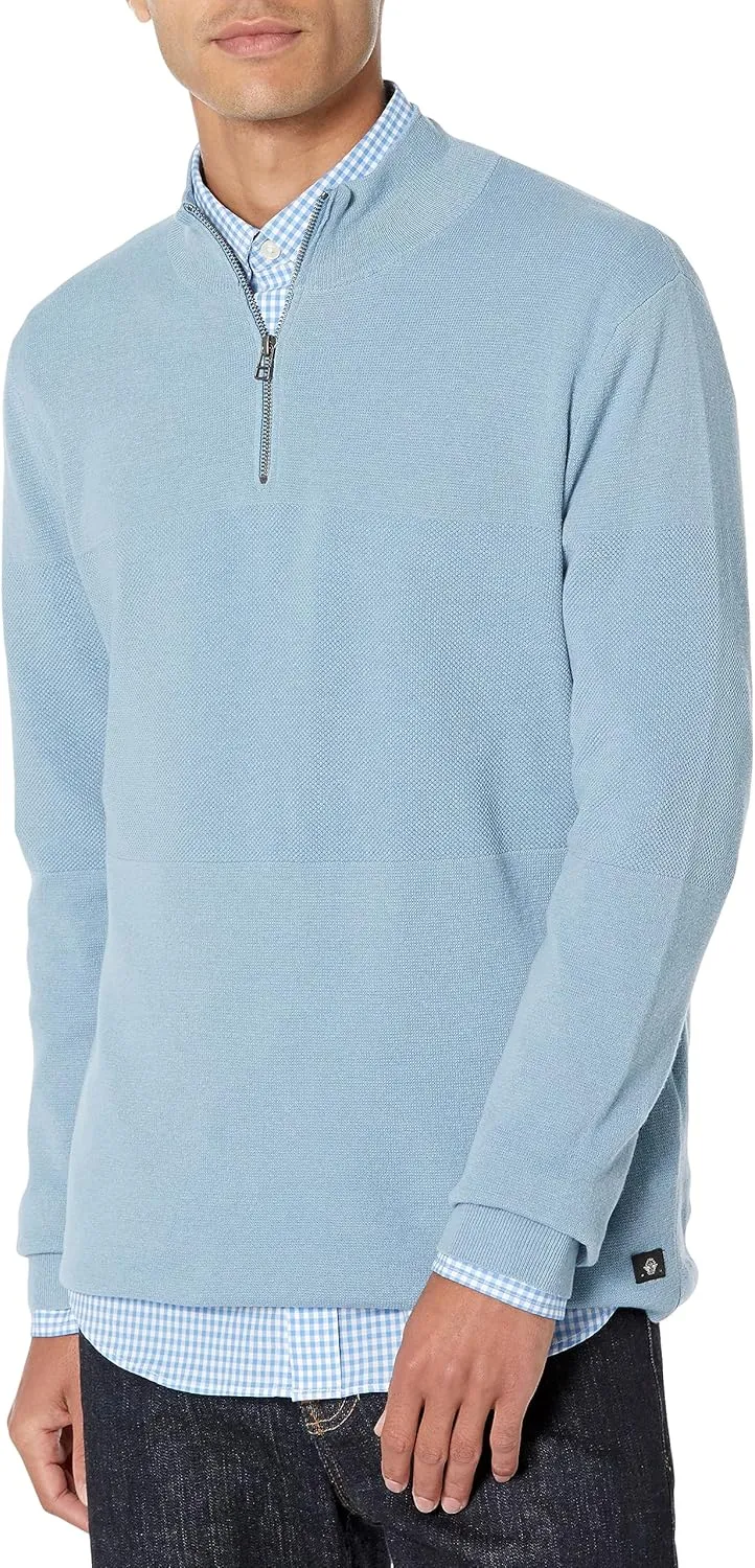 Dockers Men's Regular Fit Long Sleeve Quarter Zip Sweater