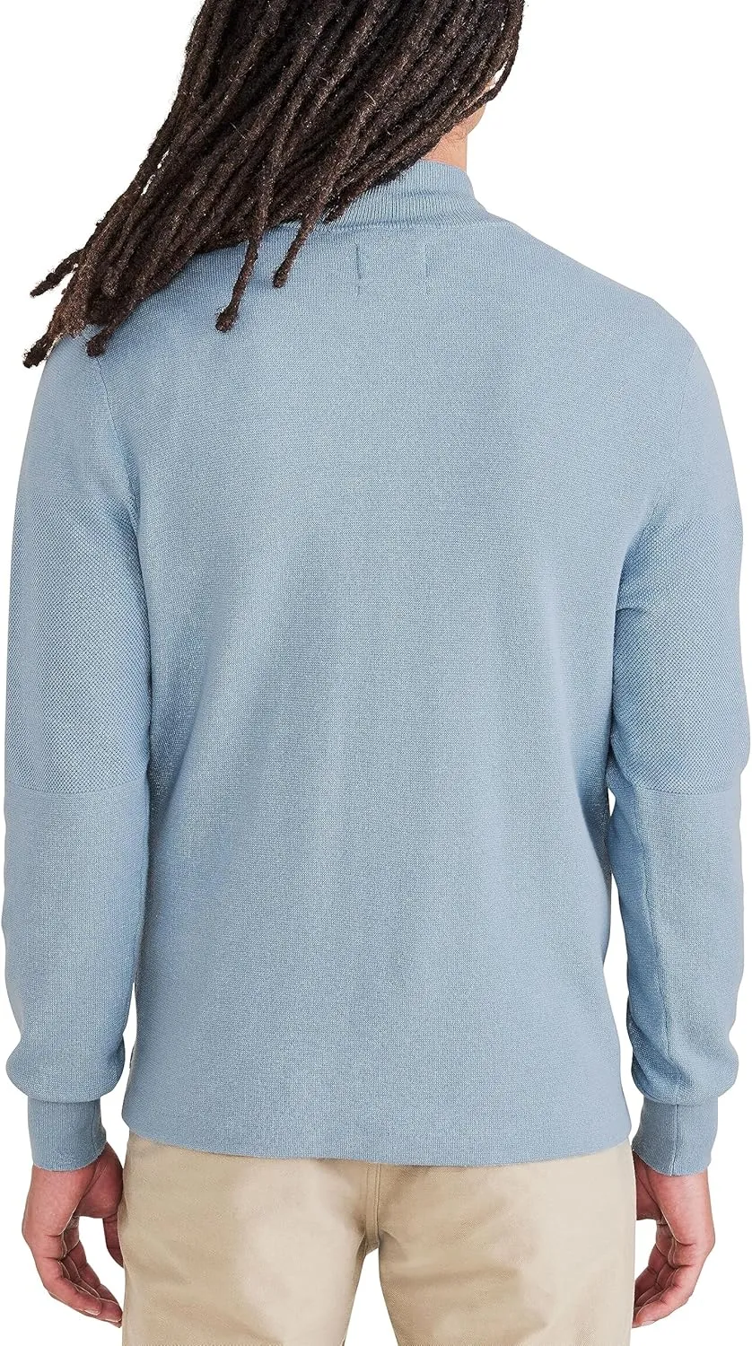 Dockers Men's Regular Fit Long Sleeve Quarter Zip Sweater