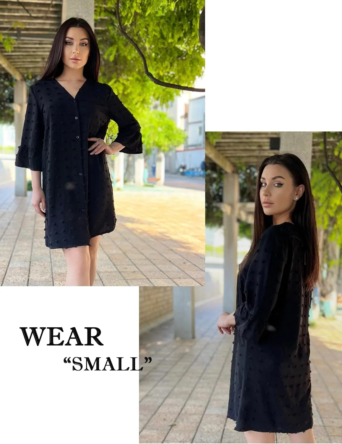 ELESOL Women's Swimsuit Coverup Button Down Beach Cover Ups Shirt Dress Summer Casual Oversized Vacation Swimwear