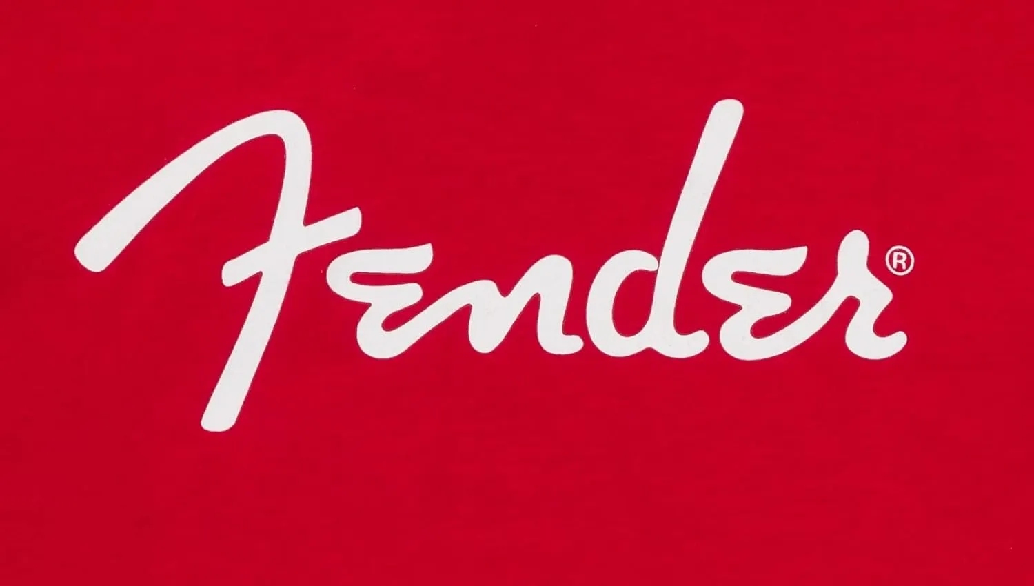 Fender Spaghetti Logo T-Shirt, Dakota Red, S