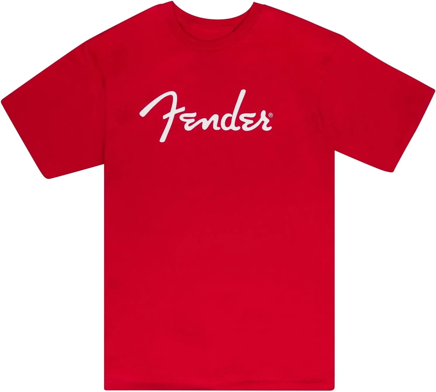 Fender Spaghetti Logo T-Shirt, Dakota Red, S