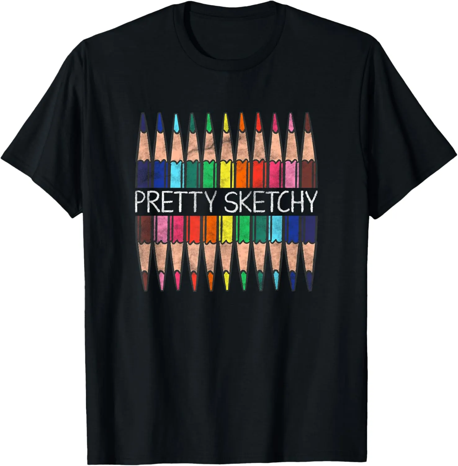 Funny Pretty Sketchy Art Lover Vintage Artist T-Shirt