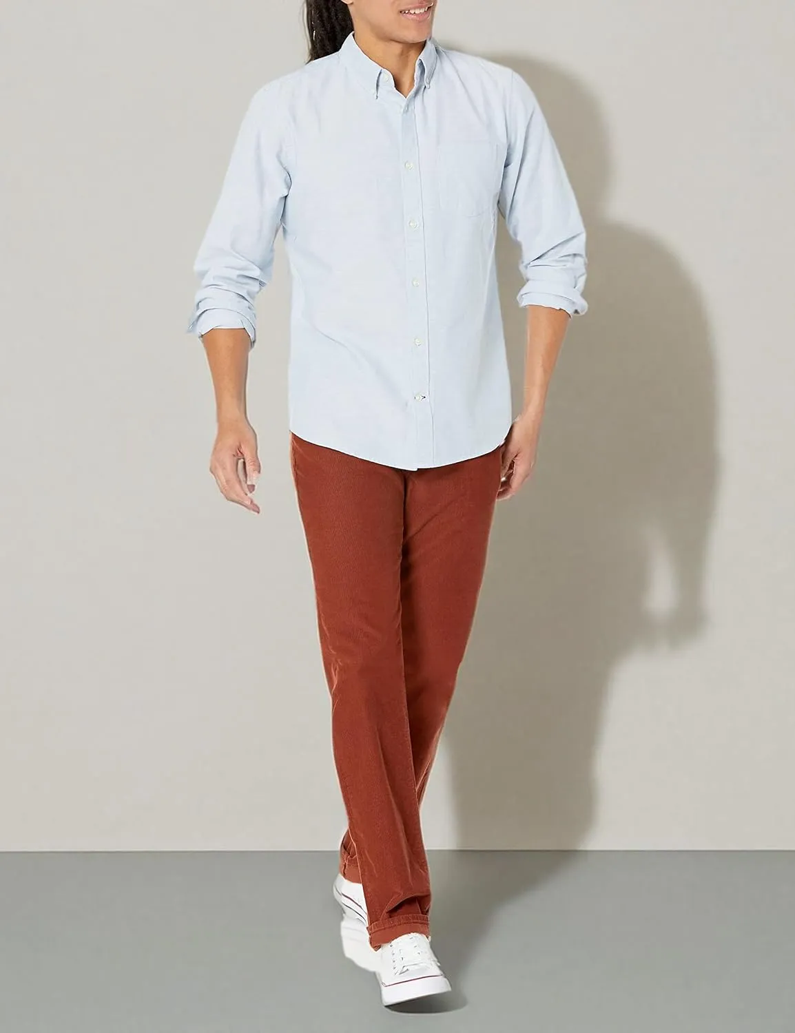 GAP Men's Long Sleeve Oxford Button Down Shirt