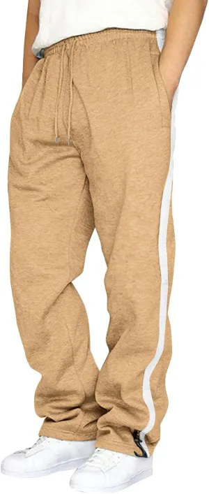 GIERIDUC Men's Athletic Running Joggers Stretch Country Corduroy Pants Mens Sherpa Lined Sweatpants Best Dress Pants for Men