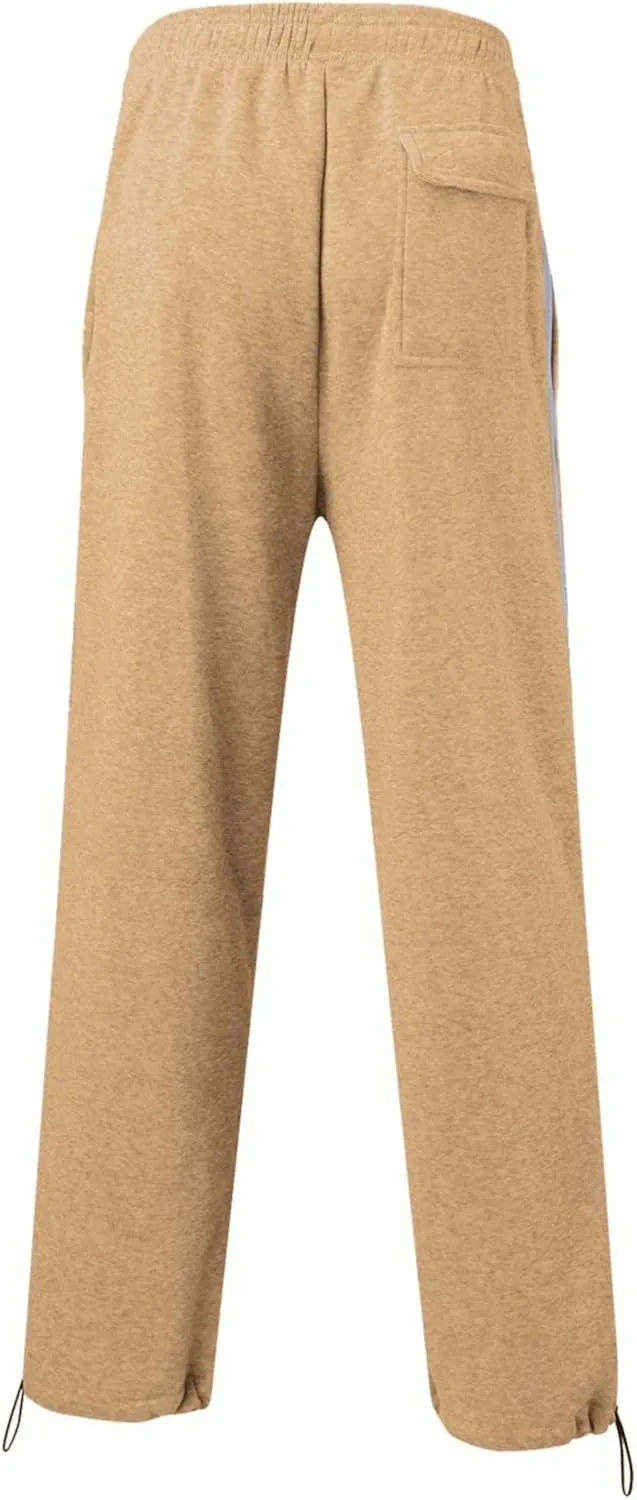 GIERIDUC Men's Athletic Running Joggers Stretch Country Corduroy Pants Mens Sherpa Lined Sweatpants Best Dress Pants for Men