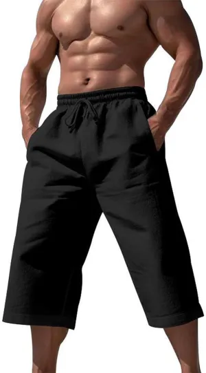 GIERIDUC Men's Wide Leg Flare Sweatpants Men's Lightweight Work Pants Off White Tracksuit Bottoms Long Length Mens Trousers