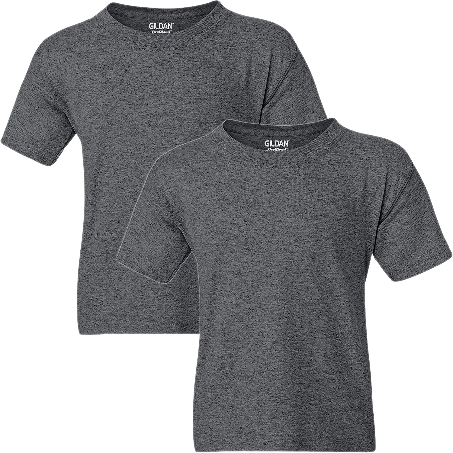 Gildan Youth DryBlend T-Shirt, Style G8000B, 2-Pack