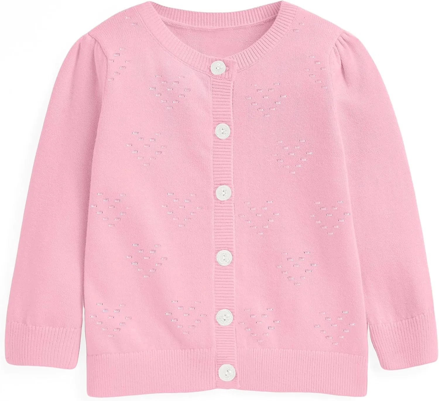 Girls Cropped Cardigan Knit Shrugs for Dresses Tops V Neck Button Down Cardigans Sweaters