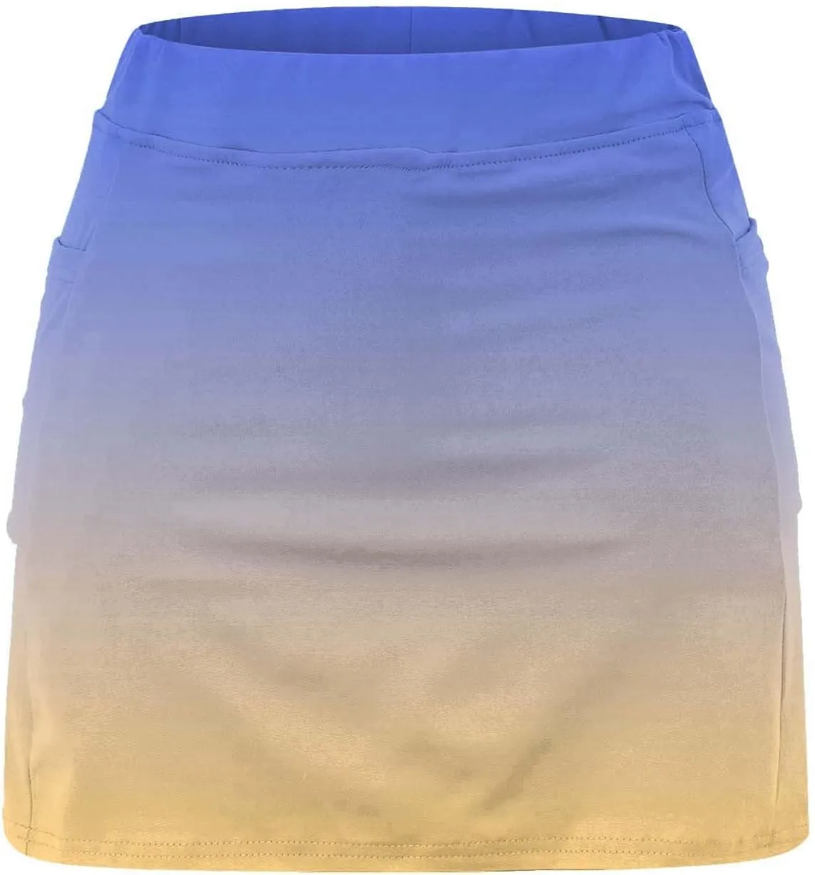 Golf Skirts for Women with Shorts Long Womens Running Shorts 5 inch Inseam no Liner Black Skirt for Women Cotton