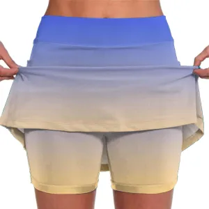 Golf Skirts for Women with Shorts Long Womens Running Shorts 5 inch Inseam no Liner Black Skirt for Women Cotton