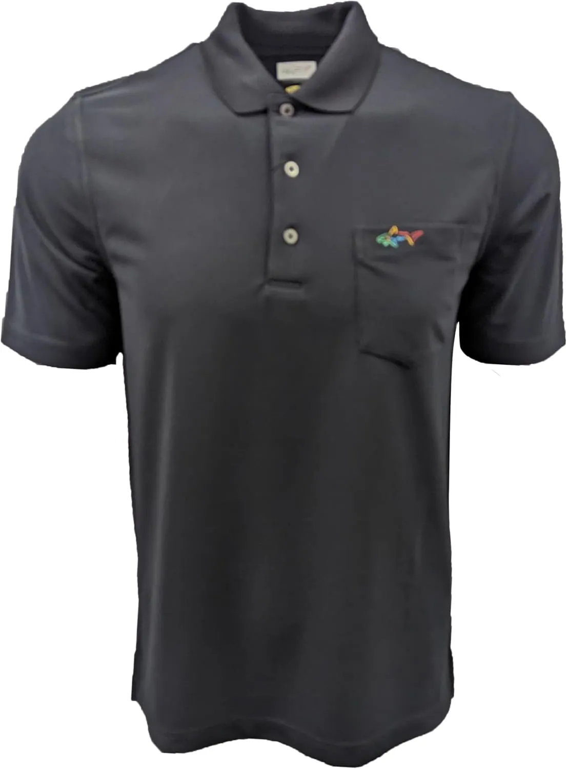 Greg Norman Men's Pique Shark Pocket Polo Shirt
