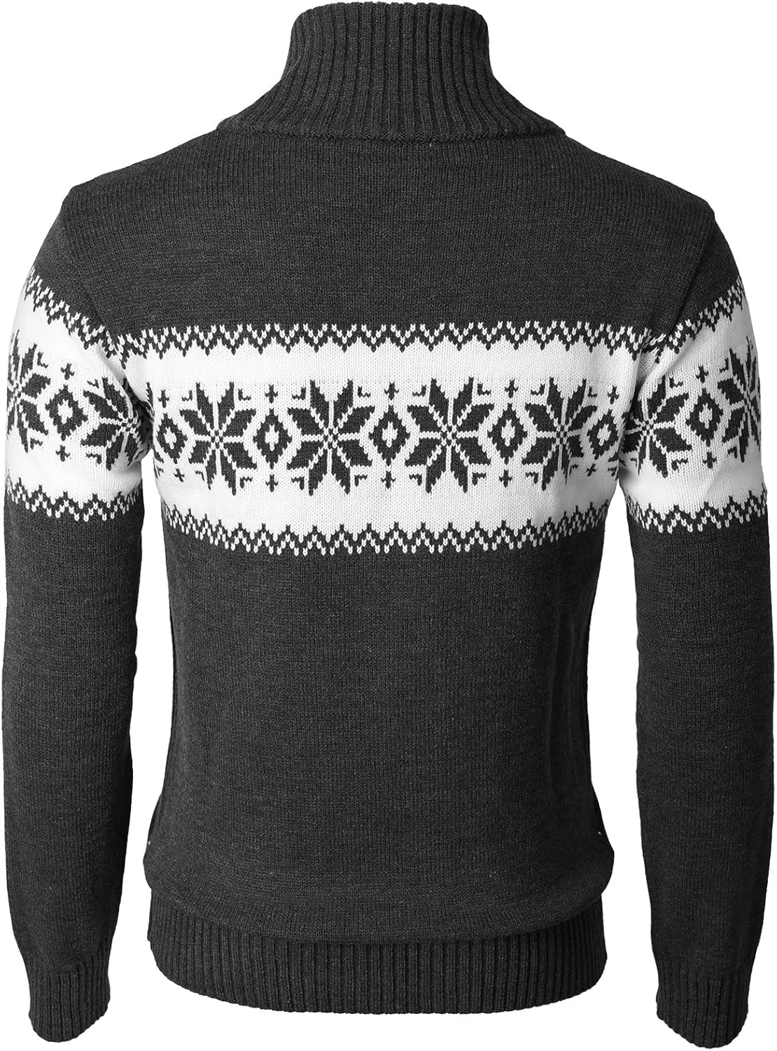 H2H Mens Slim Fit Casual Christmas Sweater Knitted Xmas Knitwear Holiday Knit