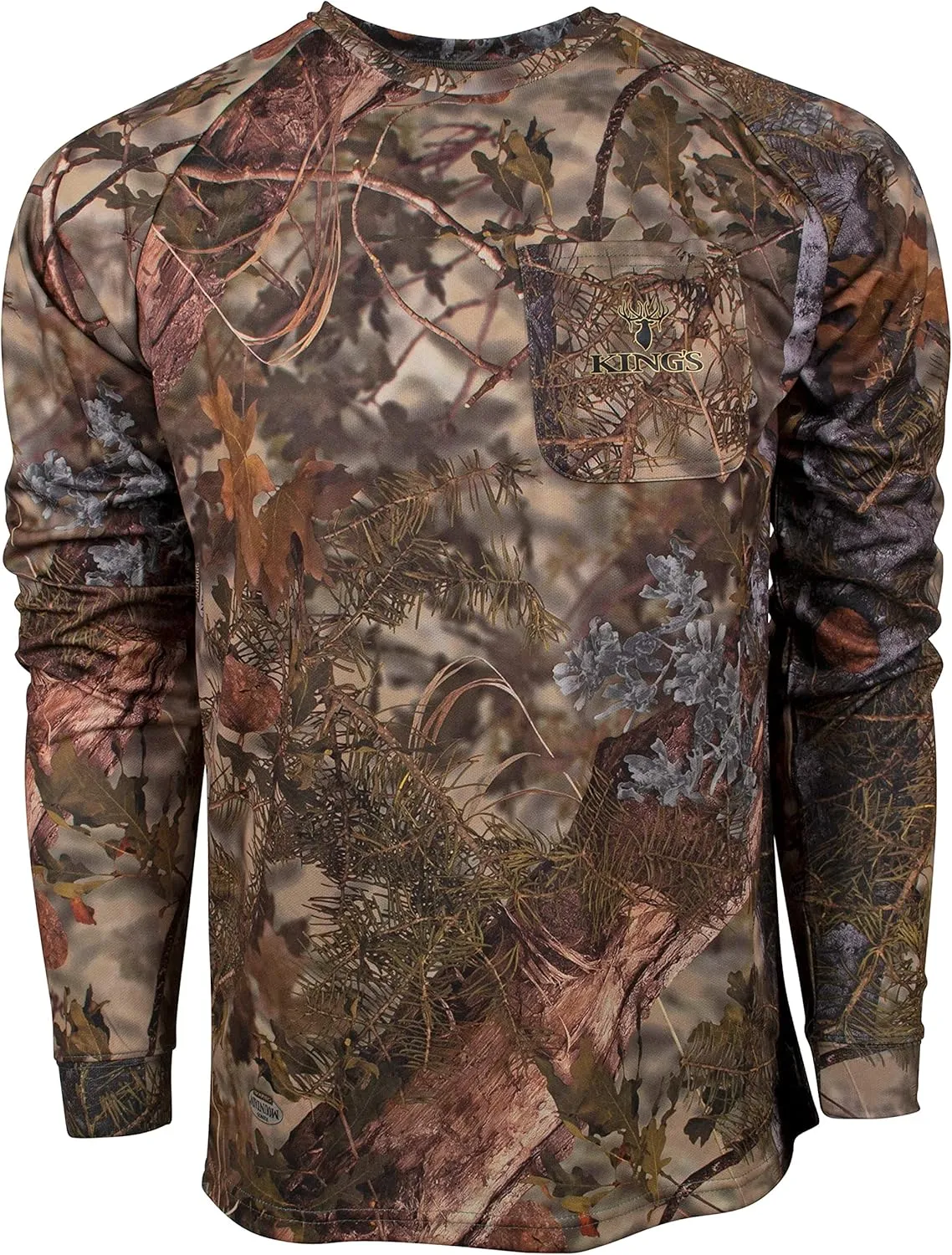 King's Camo Men's Kcm1087 Hunter Series Long Sleeve Shirt