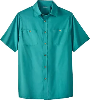 KingSize Men's Big & Tall Short-Sleeve Pocket Sport Shirt