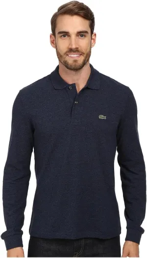 Lacoste Mens Classic Long Sleeve Pique Polo Shirt