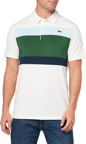 Lacoste Men's Regular Fit Color Block Golf Polo Shirt