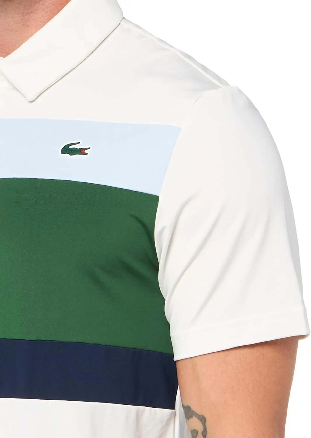 Lacoste Men's Regular Fit Color Block Golf Polo Shirt