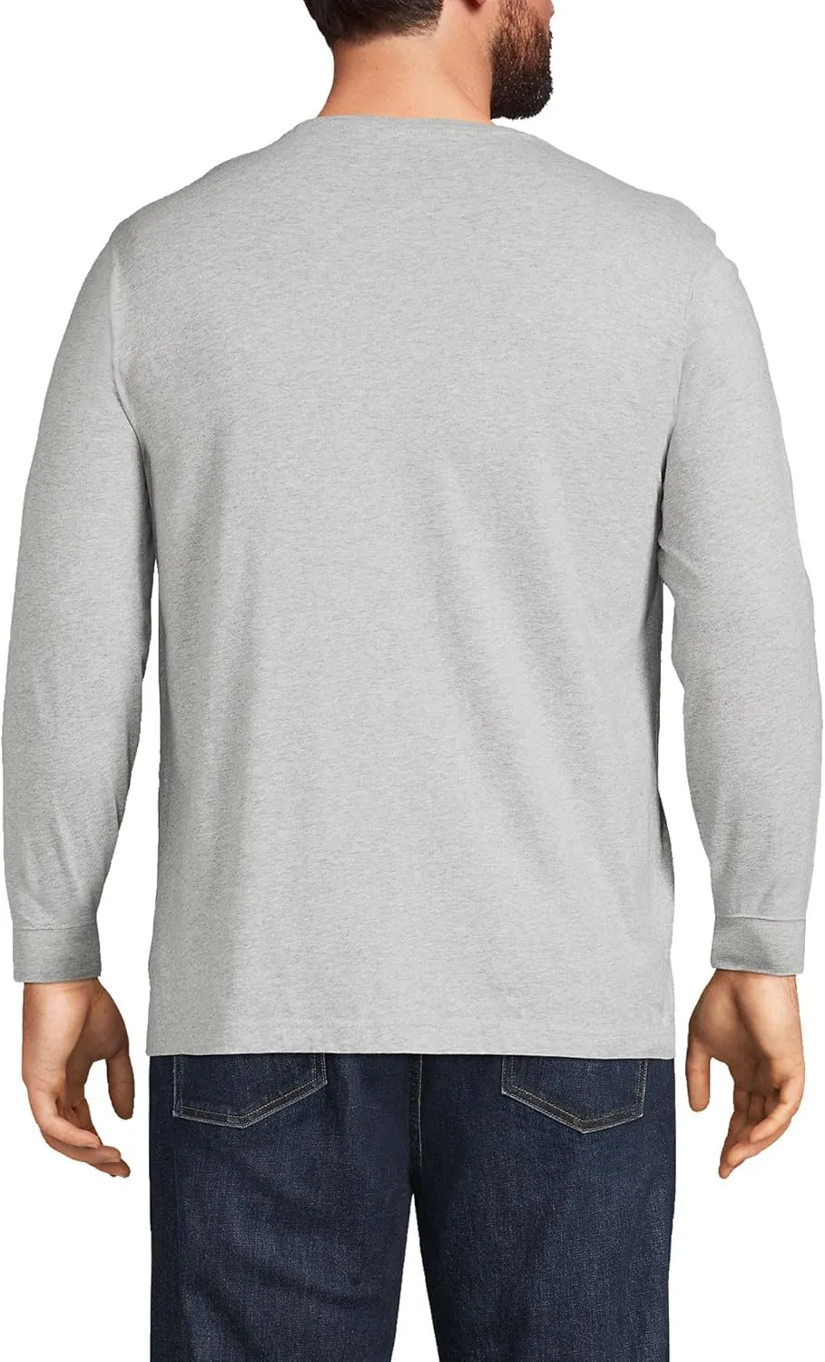 Lands' End Men's Super-T Long Sleeve T-Shirt