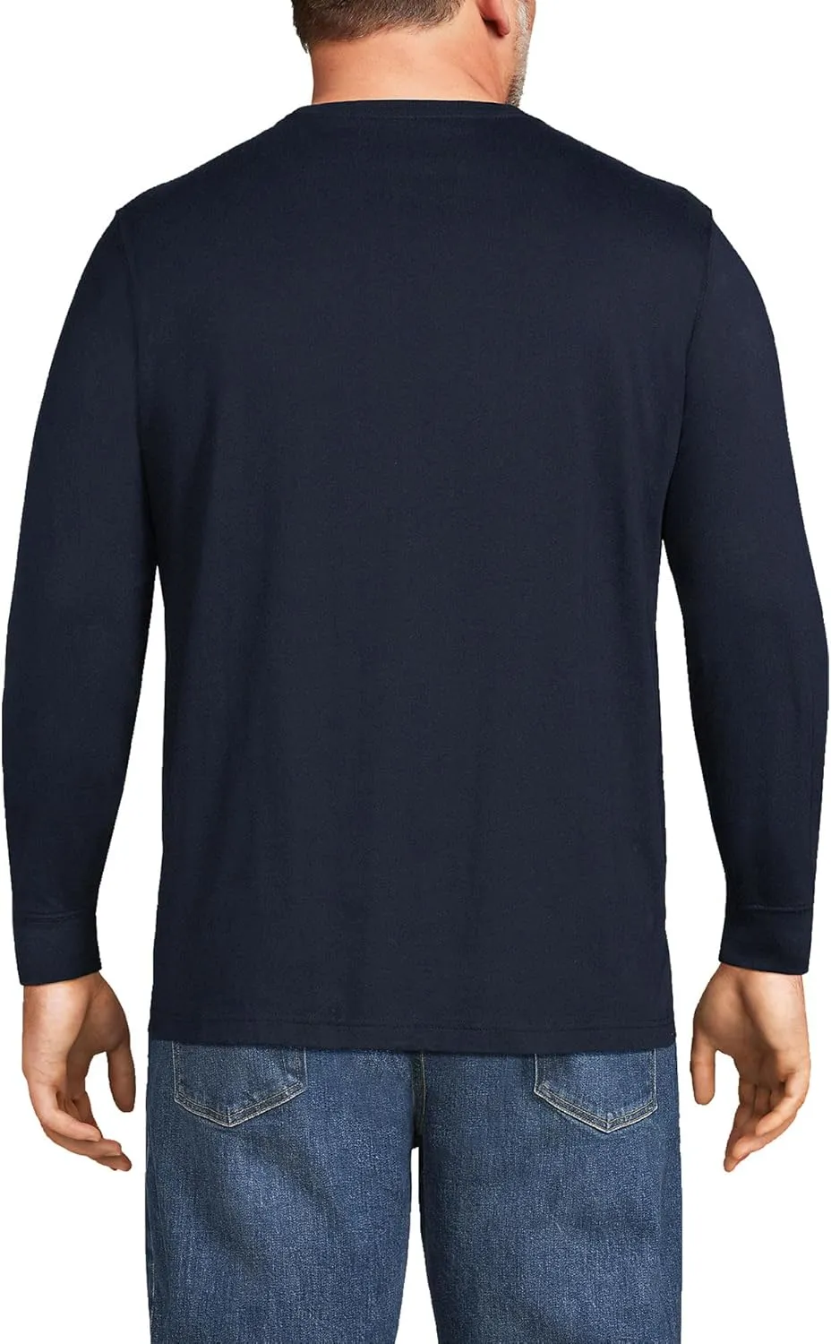 Lands' End Men's Super-T Long Sleeve T-Shirt