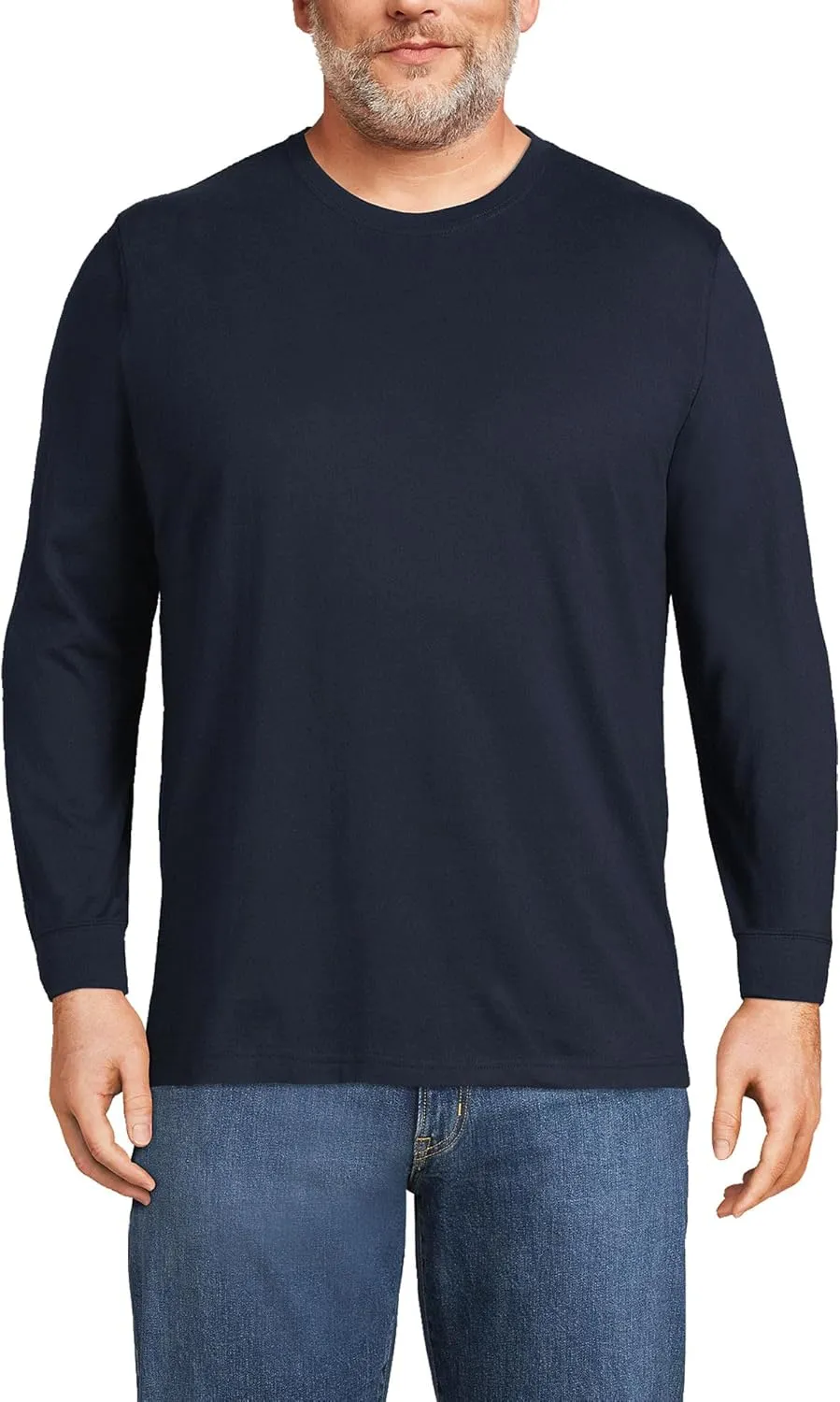 Lands' End Men's Super-T Long Sleeve T-Shirt